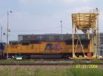 UP 5058 with American flag